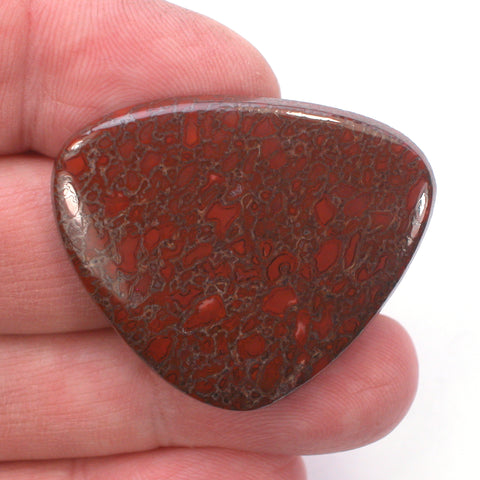DVH Dinosaur Bone Cabochon Fossil Dino Cab 33x40x5mm (5511)