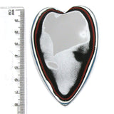 DVH BIG Ford F150 Truck Fordite Heart Cabochon Cab 81x55x5mm (5313)