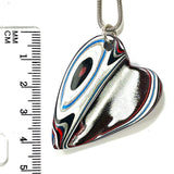 DVH Ford F150 Truck Fordite Pendant Necklace KC Assembly 45x34x5mm (5960)