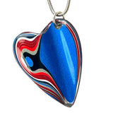 DVH Ford F150 Truck Fordite Pendant Necklace KC Assembly 45x34x5mm (5960)