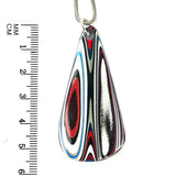 DVH Ford F150 Truck Fordite Pendant Necklace KC Assembly 54x27x4mm (5961)