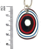 DVH Ford F150 Truck Fordite Pendant Necklace KC Assembly 33x24x4mm (5962)