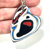 DVH Ford F150 Truck Fordite Pendant Necklace KC Assembly 50x38x4mm (5963)