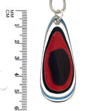 DVH Ford F150 Truck Fordite Pendant Necklace KC Assembly 52x22x4mm (5964)