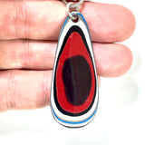 DVH Ford F150 Truck Fordite Pendant Necklace KC Assembly 52x22x4mm (5964)