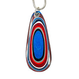 DVH Ford F150 Truck Fordite Pendant Necklace KC Assembly 52x22x4mm (5964)