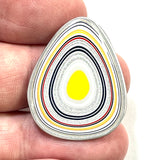 DVH Ford F150 Truck Fordite Cabochon KC Assembly 33x26x3mm (5970)