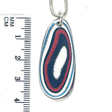 DVH Ford F150 Truck Fordite Pendant Necklace KC Assembly 38x17x4mm (5981)