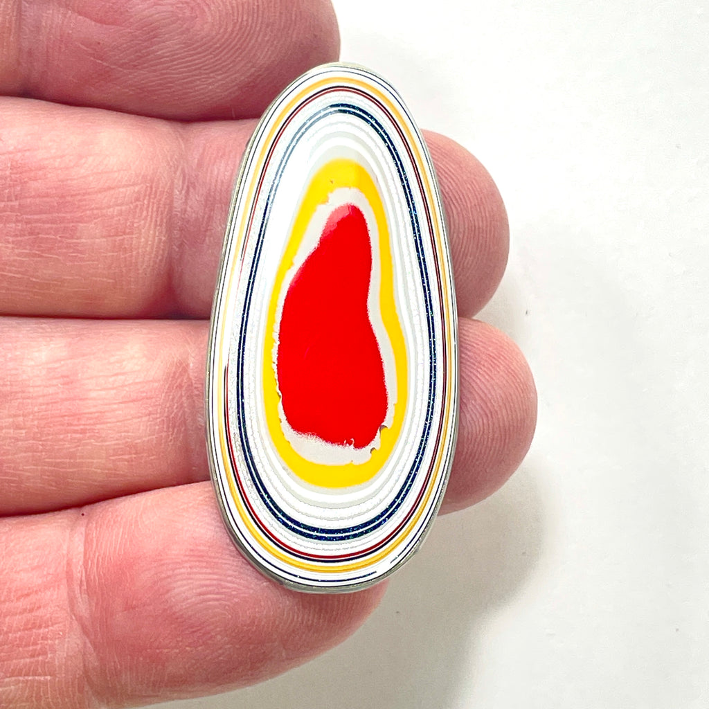DVH Ford F150 Truck Fordite Cabochon KC Assembly 44x21x3mm (5979)