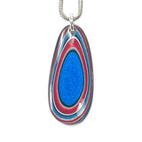 DVH Ford F150 Truck Fordite Pendant Necklace KC Assembly 38x17x4mm (5981)