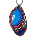 DVH Ford F150 Truck Fordite Pendant Necklace KC Assembly 46x26x4mm (6010)