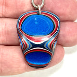 DVH Ford F150 Truck Fordite Pendant Necklace KC Assembly 46x26x3mm (6012)