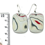 DVH Ford F150 Truck Fordite Earrings KC Assembly 30x24x3mm Sterling Silver (6022)