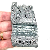 DVH 2.8oz Michigan Fordite Specimen Polished Face Rough 3"x2" MOPAR (6006)