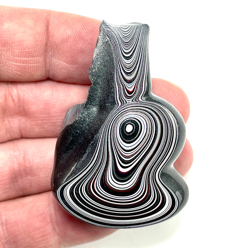 DVH Genuine Michigan Fordite Specimen Polished Face Rough MOPAR (5998)