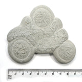 DVH Goddess on Motorcycle Fairy Stone Concretion Rock 91x76x8mm (5488)