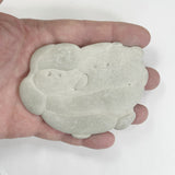 DVH Fairy Stone Goddess Rock Natural Concretion Quebec 98x68x13mm (5858)