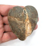 DVH Wolf Creek Radical Faerie Healed Heart Shark Palm Stone 66x56x24 (5338)