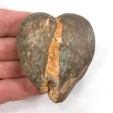 DVH Wolf Creek Radical Faerie Healed Heart Shark Palm Stone 66x56x24 (5338)