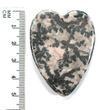 DVH 39g Dendritic Silver Ore Heart Cabochon Dendrites Langis Mine 50x38x8mm