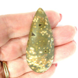 DVH Ocean Jasper Matte Teardrop Cabochon 50x21x5 (8383) - DVHdesigns