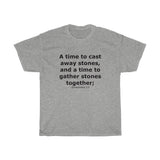 DVH Rockhound T-shirt Gather Stones Together from Ecclesiastes 3:5 - DVHdesigns