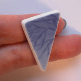 DVH Vintage Royal Copenhagen Matte Triangle Cabochon  33x24x6 (8142) - DVHdesigns
