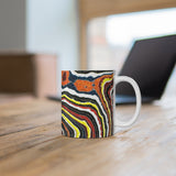 Corvette Fordite Print Mug 11oz - DVHdesigns