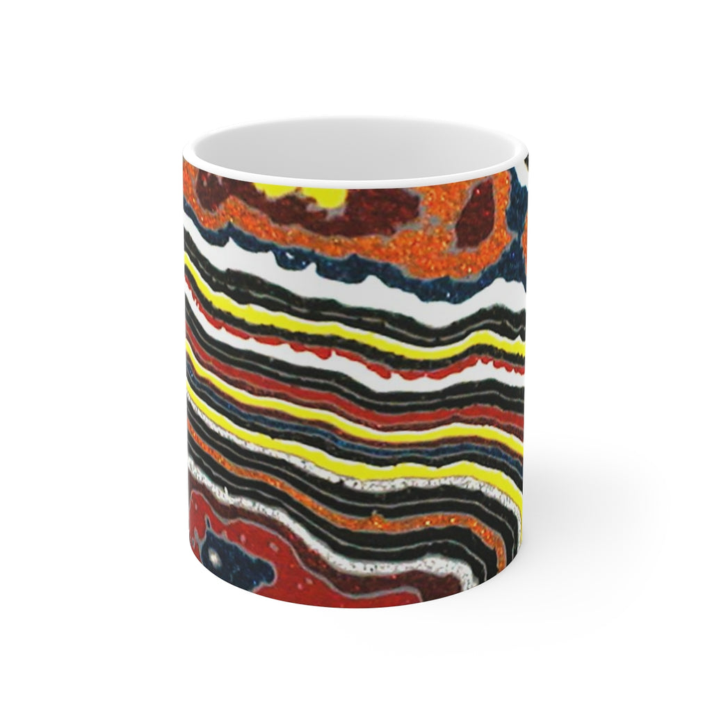 Corvette Fordite Print Mug 11oz - DVHdesigns