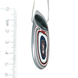 DVH Genuine Fordite Focal Bead 53x16x7 (9166) - DVHdesigns