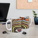 Corvette Fordite Print Mug 11oz - DVHdesigns