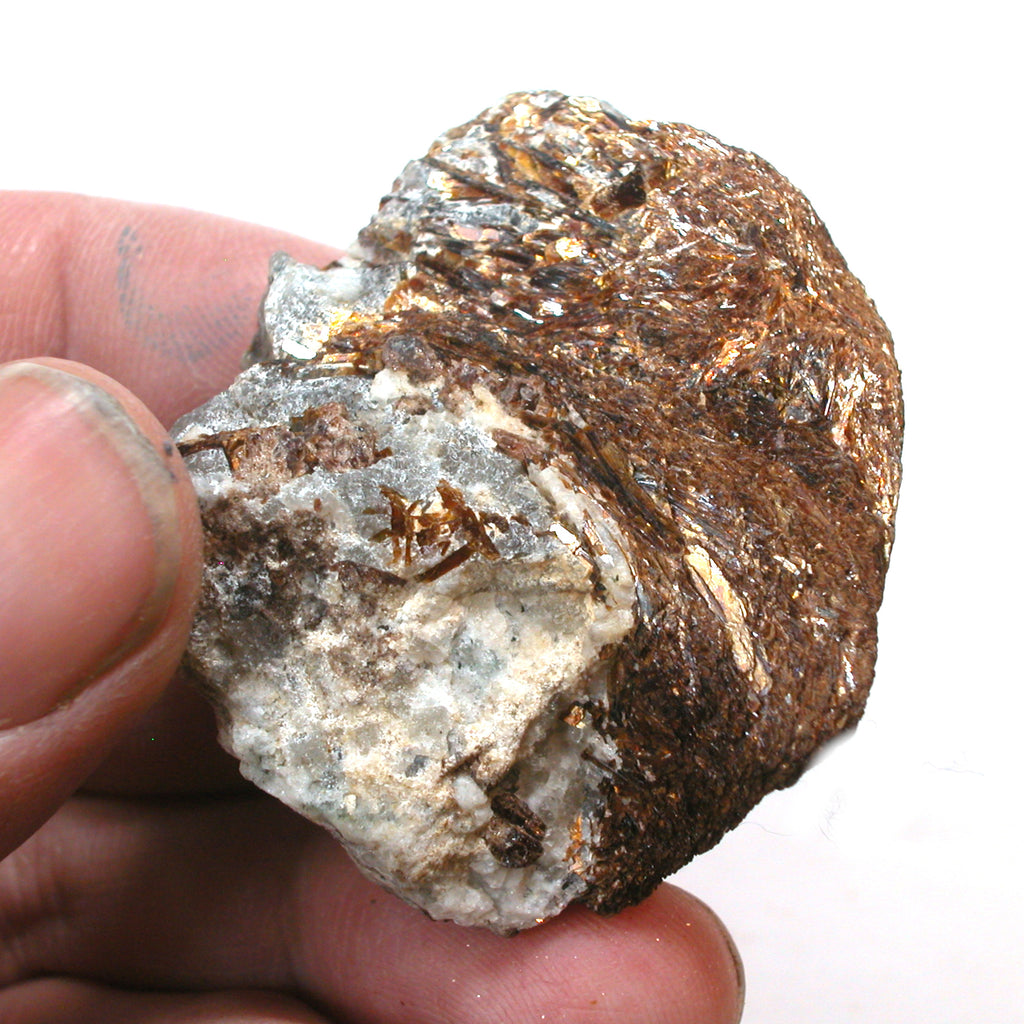 DVH 44g Astrophyllite Specimen for Wirewrap Druzy Fireworks Stone 45x38x17 (5007)