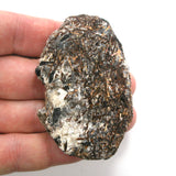 DVH 103g Astrophyllite Specimen Druzy Fireworks Stone for Wirewrap 74x40x22mm (5199)