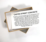 Castro Concrete Gay Pride Relic from Sidewalk of Harvey Milk Camera Shop (4643)