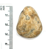 PRIVATE COLLECTION Polished Oregon Beach Agate Bead Pendant Private Collection 32x26x14 (4924)