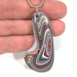 DVH Ford Focus Fordite His & Her Pendants Abstract Adam & Eve 60x36x9 (3758)