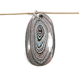 DVH GM Fordite Recycled Car Paint 2 Sided Pendant 49x28x8 (3733)