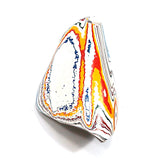 DVH Kenworth Truck Fordite Display Specimen Polished Face Ornament 74x51x3 (3813)
