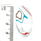 DVH Kenworth Truck Fordite Cabochon Recycled Car Paint Cab 32x19x4 (4534)
