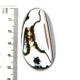 DVH Kenworth Truck Fordite Cabochon Recycled Car Paint Cab 50x28x3 (4535)