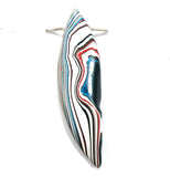 DVH Freightliner Fordite Bead Pendant Portland, OR Western Star 82x22x12 (5051)