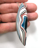 DVH Freightliner Fordite Bead Pendant Portland, OR Western Star 82x22x12 (5051)