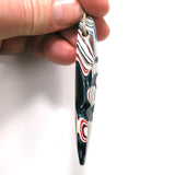DVH Freightliner Fordite Bead Pendant Portland, OR Western Star 82x22x12 (5051)