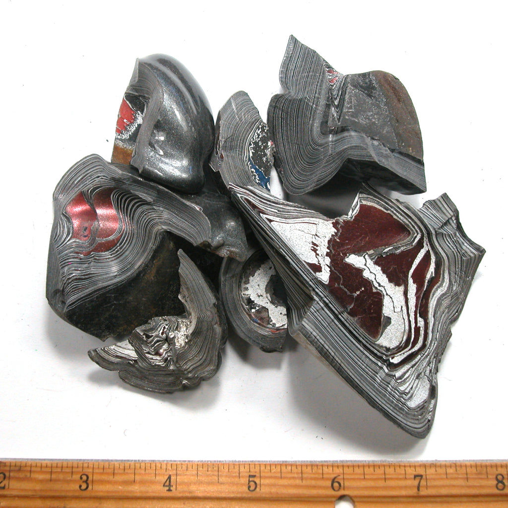 DVH 1/4lb Michigan Fordite Lapidary Rough Genuine Car Paint 4oz (4820)