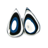 DVH Ford F150 Truck Fordite Matched Pair Cabochons Kansas City 22x13x3 (5100)
