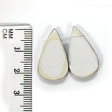 DVH Ford F150 Truck Fordite Matched Pair Cabochons Kansas City 22x13x3 (5100)