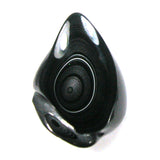 DVH Black Fordite Crown of Silver Sheen Polished Specimen Rough (4629)