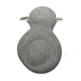 DVH Fairy Stone Concretion Bead Pendant Goddess Rock Quebec 53x34x12 (4319)