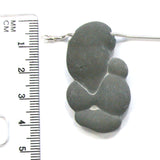 DVH Fairy Stone Concretion Bead Pendant Goddess Rock Quebec 41x24x10 (4363)