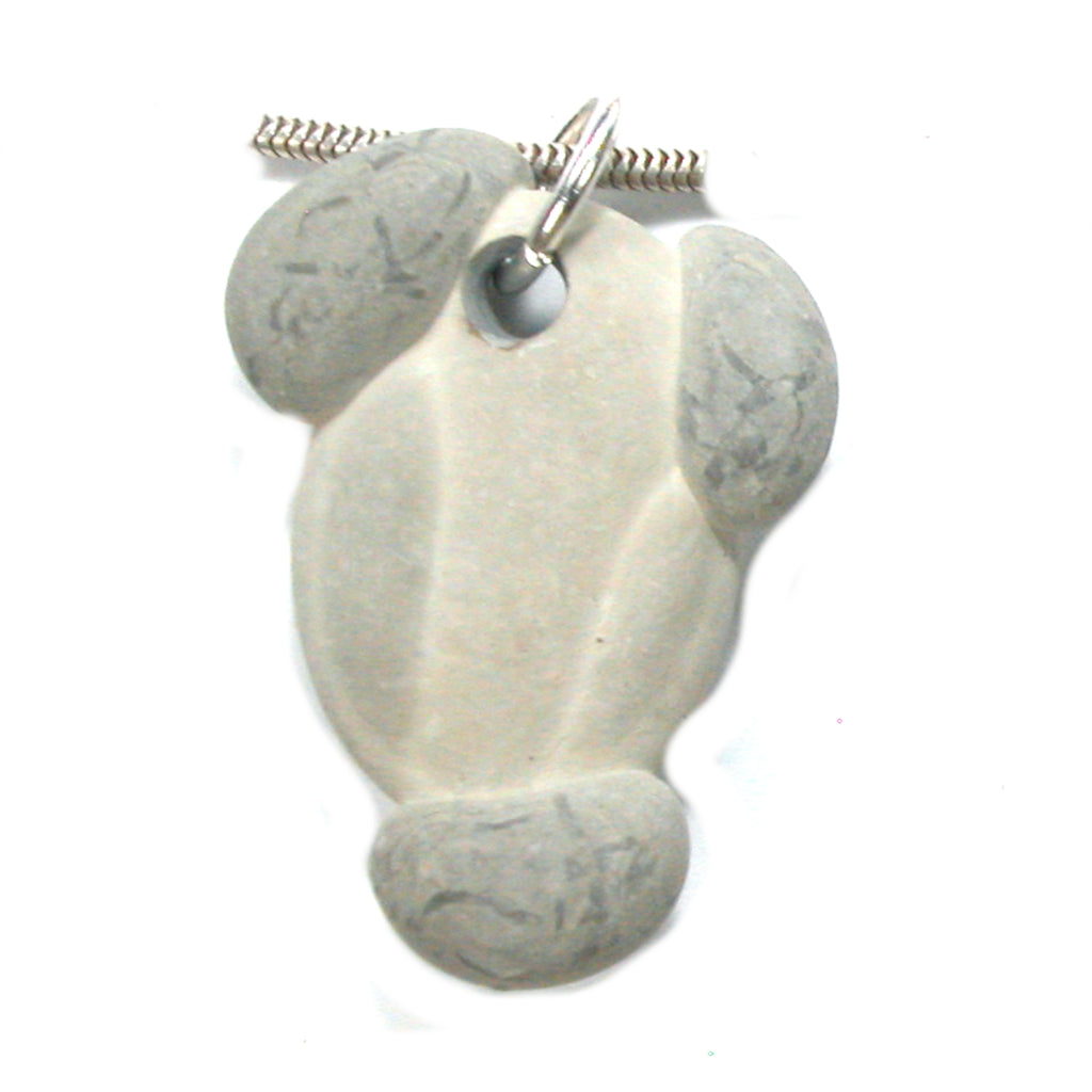DVH Phallic Fairy Stone Concretion Piercing Pendant Quebec 40x28x10 (4554)